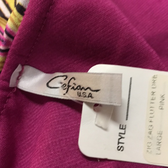 Cefian Sexy Retro Dress Size L NWT - Picture 4 of 5